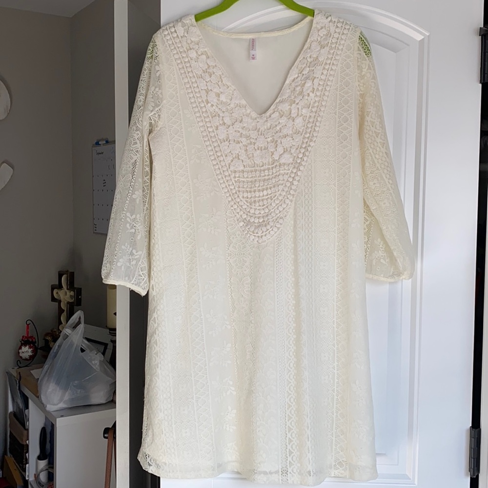 Bohemian Target Cream-colored Dress